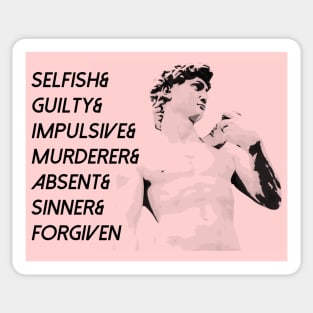 Forgiven - Christian Art Sticker